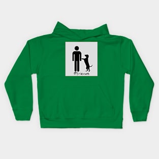 Dog friend Kids Hoodie